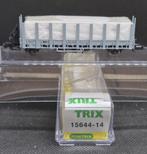 Minitrix 15644-14 - SBB Rongenwagen M6 met 2 kisten (15196), Hobby en Vrije tijd, Modeltreinen | N-Spoor, Gelijkstroom, Trix, Wagon
