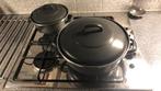 Braadpan 2 stuks. 28 cm en 20cm, Ophalen, Zo goed als nieuw