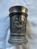 Tinnen Beker met Reliëf, Ophalen of Verzenden