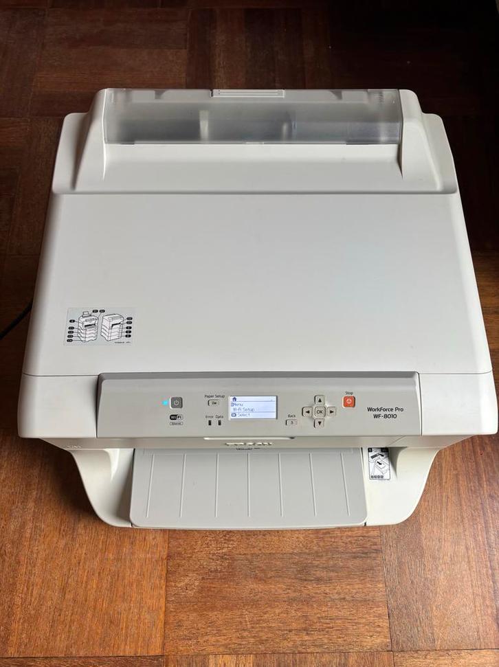 Epson Workforce Pro WF-8010 A4/A3 Kleurenprinter, Computers en Software, Printers, Gebruikt, Printer, Inkjetprinter, Kleur printen