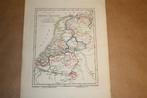 Antieke kaart - Republiek Ver. Nederlanden in 1720 - Witkamp, Ophalen of Verzenden, Gelezen, Nederland, Landkaart