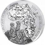 3 Rwanda 1oz munten, Verzenden, Overige landen, Setje, Zilver
