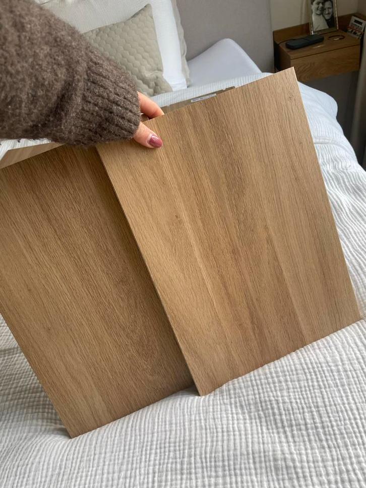 IKEA Billy Plank - Eikenhout 4 grote, 2 kleine planken, Huis en Inrichting, Kasten | Boekenkasten, Zo goed als nieuw, Minder dan 50 cm