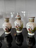 Set van 3 Chinese vazen - kaststel, Ophalen of Verzenden