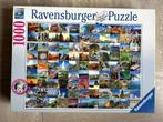 Ravensburger puzzel 99 mooiste plekken op aarde, Ophalen of Verzenden, 500 t/m 1500 stukjes, Gebruikt, Legpuzzel