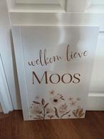 Geboortebord Moos voor op het raam, Ophalen of Verzenden, Nieuw, Geboortebord