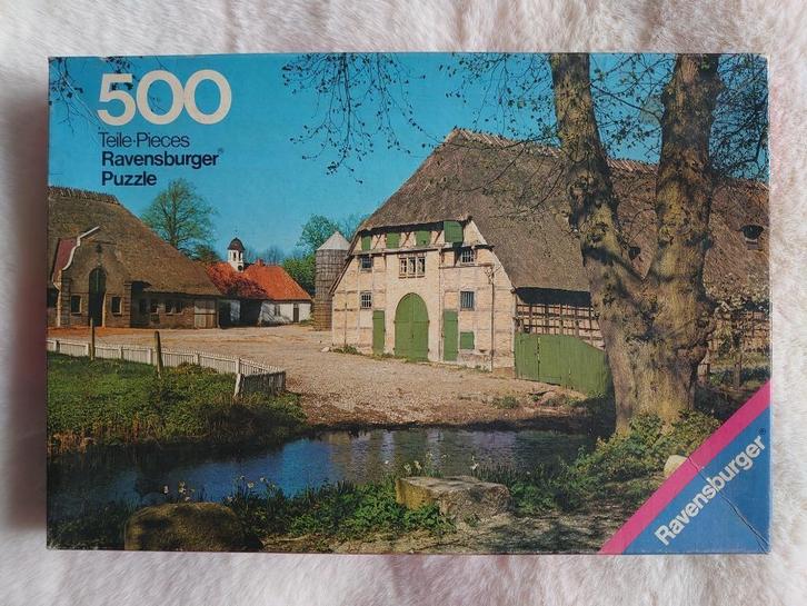 puzzel boerderij 500st Ravensburger, Hobby en Vrije tijd, Denksport en Puzzels, Zo goed als nieuw, Legpuzzel, 500 t/m 1500 stukjes