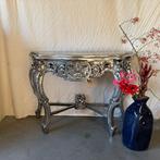 Brocante Sidetable - 113 x 42 cm - Handgemaakt - TTM Wonen, TTM Wonen, Meubels – (Perzische) Tapijten en Woonaccessoires, 100 tot 150 cm