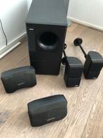 Speaker met boxen, Computers en Software, Pc speakers, Ophalen of Verzenden, Gebruikt