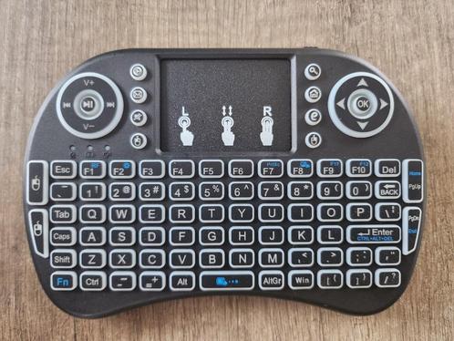 Mini draadloos toetsenbord met achtergrondverlichting en tou, Computers en Software, Toetsenborden, Nieuw, Qwerty, Draadloos, Ergonomisch