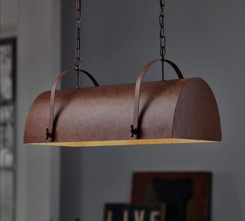 Eglo hanglamp rustiek/industreel/barn Deerhurst roestbruin, Huis en Inrichting, Lampen | Hanglampen, Zo goed als nieuw, 75 cm of meer