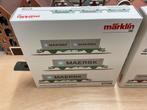 Märklin.  Maersk.  Containerwagons. 47726, Hobby en Vrije tijd, Modeltreinen | H0, Wisselstroom, Ophalen of Verzenden, Märklin