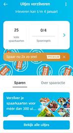 AH Uitjeszegels 25 volle spaarkaarten., Albert Heijn, Verzenden