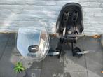Thule Yepp mini zitje incl windscherm zgan, Fietsen en Brommers, Fietsaccessoires | Fietsstoeltjes, Ophalen, Zo goed als nieuw