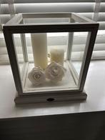 Windlicht, Huis en Inrichting, Woonaccessoires | Kandelaars en Kaarsen, Ophalen, Zo goed als nieuw, Overige materialen, Minder dan 25 cm