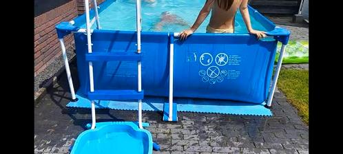 Zwembad Intex 3x2m, Tuin en Terras, Zwembaden, Gebruikt, Minder dan 80 cm, 200 tot 400 cm, 200 tot 300 cm, Rechthoekig, Ophalen
