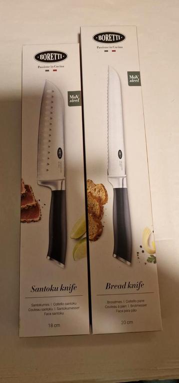 Ah boretti messenset messen broodmes en santokumes set beschikbaar voor biedingen