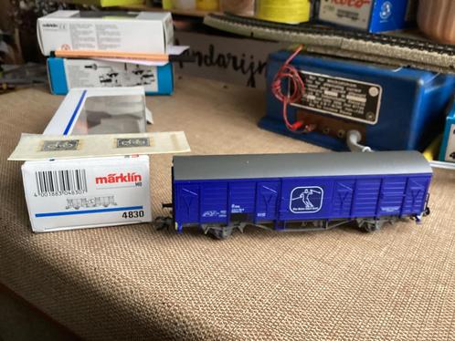 Marklin 4830 ÖBB gesloten goederenwagen DIE BAHN FÄHRT nieuw, Hobby en Vrije tijd, Modeltreinen | H0, Nieuw, Wagon, Märklin, Ophalen of Verzenden