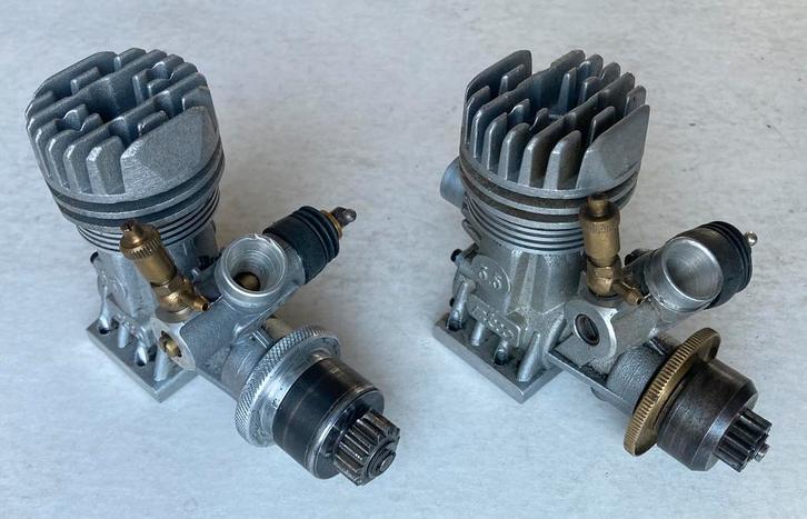 2x Vintage Picco Delta 3.5cc nitro motoren, Hobby en Vrije tijd, Modelbouw | Radiografisch | Auto's, Gebruikt, Onderdeel, Nitro