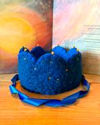 Waldorf vilten verjaardagskroon wol, Hobby en Vrije tijd, Vilt, Verzenden, Zo goed als nieuw, Figuurtje(s), Wolvilt