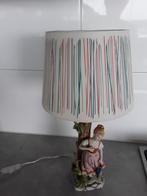 Brocante Tafellamp, Huis en Inrichting, Lampen | Tafellampen, Ophalen of Verzenden, Zo goed als nieuw, Minder dan 50 cm