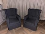 Twee comfortabele fauteuils, Ophalen, Gebruikt, Stof, 75 tot 100 cm