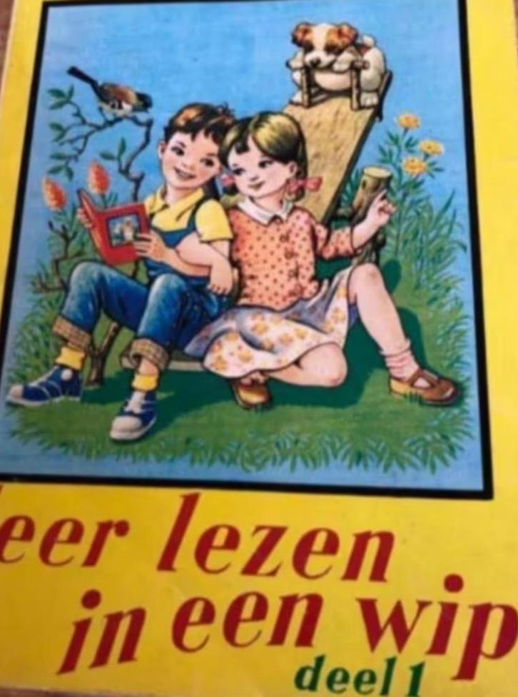 Leer lezen in een wip deel 1 (retroboekje), Boeken, Kinderboeken | Jeugd | onder 10 jaar, Gelezen, Non-fictie, Ophalen of Verzenden