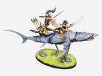 Warhammer Age of Sigmar Idoneth Deepkin Akhelian Allopex, Hobby en Vrije tijd, Wargaming, Warhammer, Ophalen of Verzenden, Zo goed als nieuw