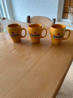 3 NIEUWE ORIGINELE CHOCOMELK BEKERS ‘DE ENIGE ECHTE', Nieuw, Ophalen of Verzenden, Overige stijlen, Kop(pen) en/of Schotel(s)