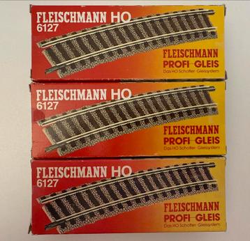 Fleischmann Profi rails 6127. Gebogen rail. beschikbaar voor biedingen