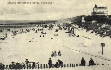Strand met Strand-Hotel, Domburg - ongelopen beschikbaar voor biedingen