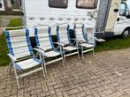 Dukdalf Camping Kampeer stoelen, incl voetensteun, Caravans en Kamperen, Gebruikt, Campingstoel