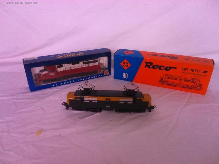 Gelijkstroom 3 locomotieven HO 1-87 o.a Roco, Hobby en Vrije tijd, Modeltreinen | H0, Gebruikt, Locomotief, Gelijkstroom, Roco