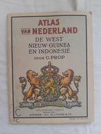 Schoolatlas van Nederland, West, Nieuw-Guinea, Indonesië, Gelezen, Overige atlassen, Ophalen of Verzenden, 1800 tot 2000