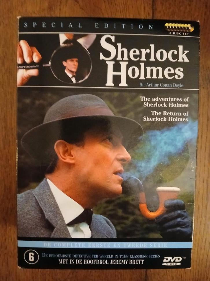 Sherlock Holmes DVD Serie - Complete Collectie!, Cd's en Dvd's, Dvd's | Tv en Series, Zo goed als nieuw, Drama, Boxset, Vanaf 12 jaar
