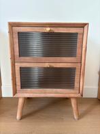 Houten Nachtkastje, Huis en Inrichting, Ophalen, Minder dan 45 cm, 55 tot 70 cm, Zo goed als nieuw