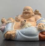 Vintage Chinese Lachende Boeddha met Kinderen, Ophalen of Verzenden