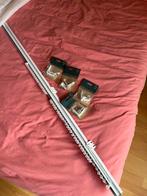 Complete set voor vitrage gordijnen, nieuw!, Ophalen, Nieuw, 200 cm of meer