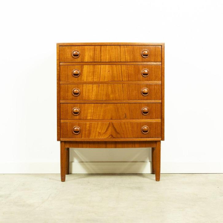 Prachtige design ladekast ( Kai Kristiansen), Huis en Inrichting, Kasten | Ladekasten, Zo goed als nieuw, Minder dan 100 cm, 50 tot 100 cm