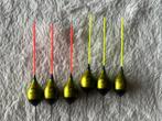 adv 61 / NIEUW set 6 inline dobbers TUBERTINI 1,50gr, Ophalen of Verzenden, Nieuw, Dobber of Lood