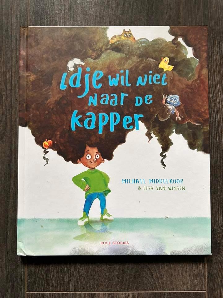 Idje wil niet naar de kapper - Michael Middelkoop, Boeken, Kinderboeken | Kleuters, Zo goed als nieuw, Fictie algemeen, Voorleesboek