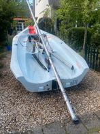 Complete laser bahia genakker met combi trailer., Watersport en Boten, Zeilen en Zeiltoebehoren, Ophalen, Zo goed als nieuw, Grootzeil