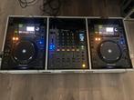Pioneer dj set 2xcdj2000 1xdjm800 in flightcase, Muziek en Instrumenten, Dj-sets en Draaitafels, Ophalen, Gebruikt, Dj-set, Pioneer
