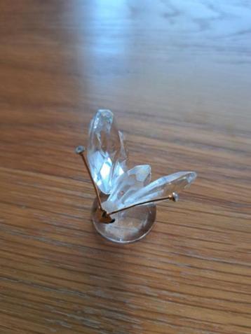 Swarovski vlinder met gouden voelsprieten beschikbaar voor biedingen