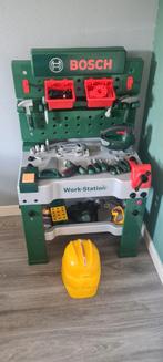 Bosch Werkbank Kinderen - Gebruikt met Accessoires, Kinderen en Baby's, Ophalen, Gebruikt