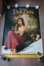abri bushokje poster Disney Tarzan, Verzamelen, Ophalen of Verzenden, A1 t/m A3, Film en Tv
