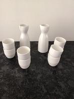 Sake set met kommetjes, Ophalen of Verzenden, Zo goed als nieuw, Overige stijlen, Kom(men)