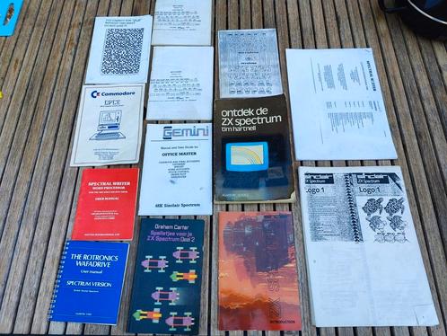 Diversehandleidingen voor ZS Spectrum en Commodore, Computers en Software, Vintage Computers, Ophalen of Verzenden