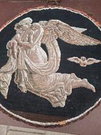 Antiek Borduurwerk  de nacht Bertel Thorvaldsen, Ophalen of Verzenden