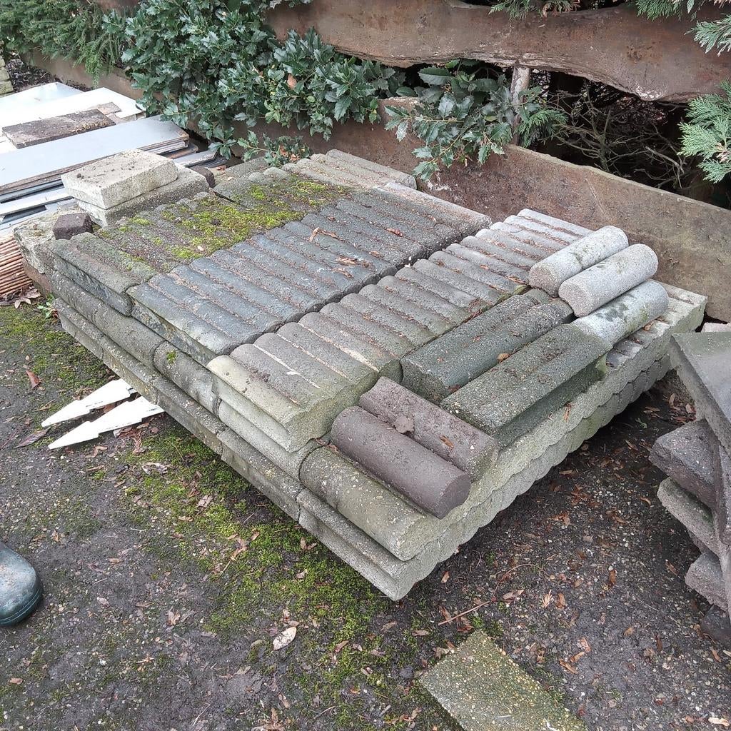 Pallisander Bielzen - Trottoirbanden, Tuin en Terras, Bielzen en Borders, Ophalen, Gebruikt, Biels, Minder dan 25 cm